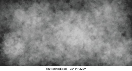 Textura de névoa de nuvem preta e branca para projetos gráficos

