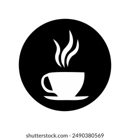 black and white coffee logo for coffee shop