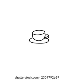Black and white coffee mug