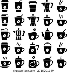 Café y té blanco y negro