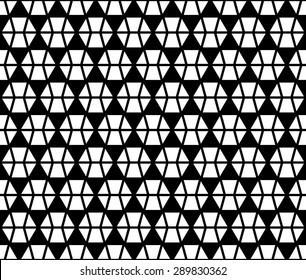 Black White Color Geometric Shape Lattice Stock Vector (Royalty Free ...