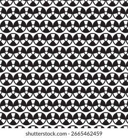 Diseño de patrón de color blanco y negro