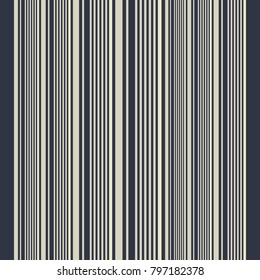 black white Color style seamless stripes pattern. Abstract vector background.