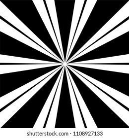 Black and white colored back pop art style background. backdrop line space. Stock vector illustration, monochrome