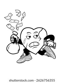 Black and white colored page for kids education 