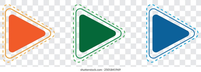 black and white  coloring button music button set. Play button icon set. Start symbol vector illustration isolated. EPS 10.