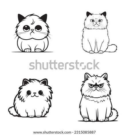 Black and white coloring pages Animals for kids, simple lines, vector , cute Animals, easy coloring pages, for kids , thick lines, low detail, outline