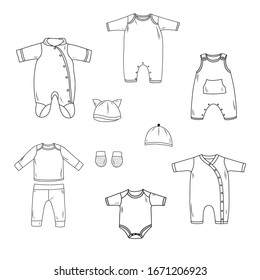 21,910 Baby Clothing Outline Images, Stock Photos & Vectors | Shutterstock