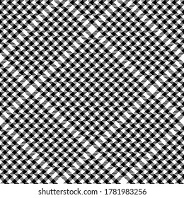 Colores blanco y negro diagonal tártaro moderno estratificación Escocia sin costuras.Textura de manteles, manteles, ropa, camisas, vestidos, chaqueta, falda, papel, mantas y otros productos textiles. 
