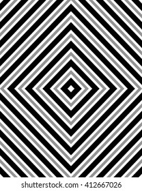 Black white colors rhombus seamless pattern. Vector illustration for beauty fashion design