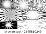 Black and white comic cartoon background page