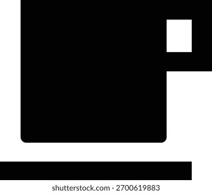 Black and white computer icon isolated on white background
