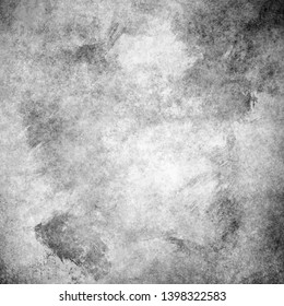 Black and white concrete wall texture. Texture of a grey stone background.  Vector illustration.