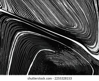 Black white  contour lines wavy geometric design irregular, line art, digital print pattern design for ,Duvet covers,
Pillowcases,
Clothing, scarf, rug