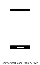 black and white contour smartphone