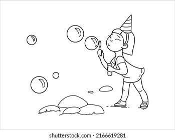 494 Girl blowing bubbles silhouette Images, Stock Photos & Vectors ...