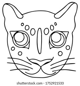 leopardo negro y blanco