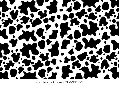 black and white cowhide pattern