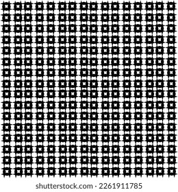 Vector modificable de patrones de crochet en blanco y negro