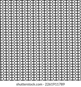 Black and white crocheted Patterns editable Vector