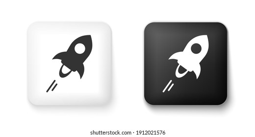 Black and white Cryptocurrency Stellar XLM icon for coin isolated on white background. Digital currency. Altcoin symbol. Blockchain based secure crypto currency. Square button. Vector.