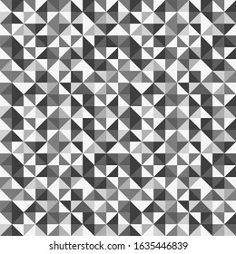 black and white cubes. Seamless pattern,  abstract background. Texture for fabric, wrapping, wallpaper. Decorative print.Vector illustration