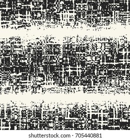Black And White Damaged Stripe Pattern