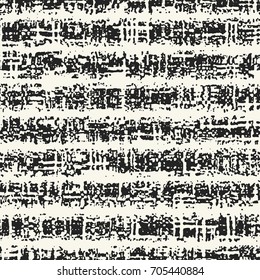 Black And White Damaged Stripe Pattern