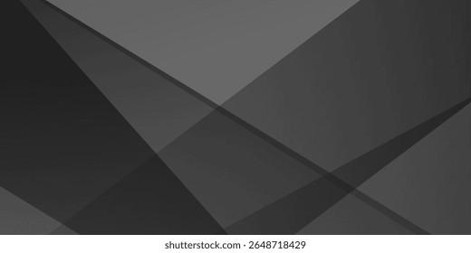Black white dark gray abstract background. Geometric pattern shape. Line triangle polygon angle metalic walpaper good simple modern elegant