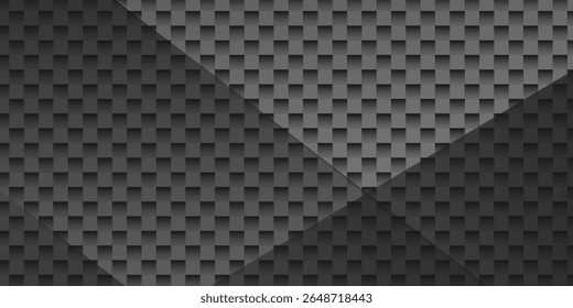 Black white dark gray abstract background. Geometric pattern shape. Line triangle polygon angle texture wallpaper