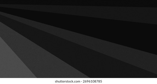 Black white dark gray abstract background. Geometric pattern shape. Line triangle polygon angle. Gradient. Shadow. Matte. 3d effect. Rough grain grungy. Design. Template. Presentation.