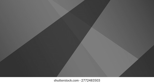 Black and white dark gray abstract background.Geometric pattern shapes.Rough and shabby grain.