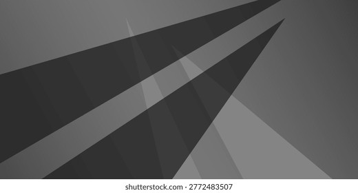Black and white dark gray abstract background.Geometric pattern shapes.Rough and shabby grain.