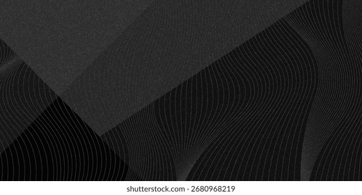 Fondo de patrón abstracto de plata gris oscuro blanco negro. Forma geométrica. Línea triángulo ángulo pliegue polígono diamante 3D. Gradiente. Ruido de grano áspero. Sombra clara. Brillo mate. Diseño. Mínimo.