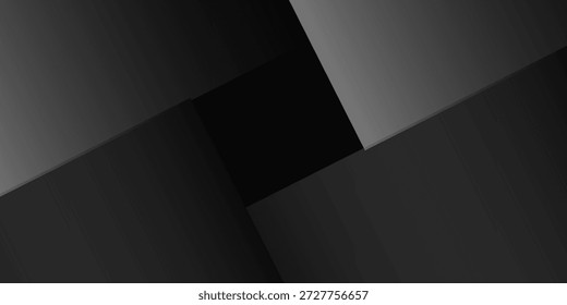 Fondo de patrón abstracto de plata gris oscuro blanco negro. Forma geométrica. Línea triángulo ángulo pliegue polígono diamante 3D. Gradiente. Ruido de grano áspero. Sombra clara. Brillo mate. Diseño. Mínimo.