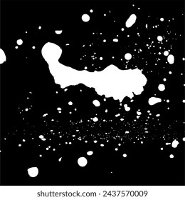 Negro y blanco Oscuridad Marco estresado Textura de pared negra Naranja áspera