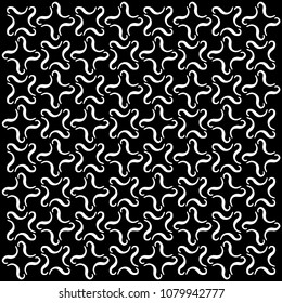 Black and white decorative wallpaper background pattern