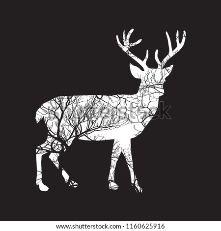 Similar – Image, Stock Photo at king’s Deer Elk Animal