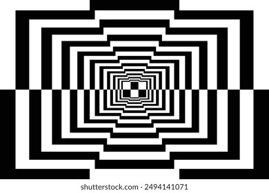 Black and white depth background abstract