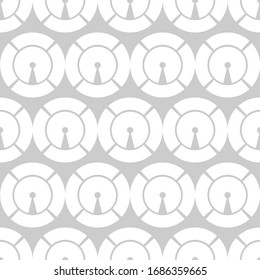 Black and white design. Polka dots ornament. Seamless pattern. Vector illustration for web design or print.
