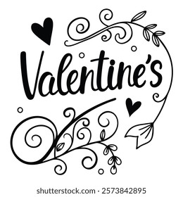  black and white design romantic typography