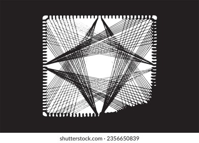 black and white designed texture