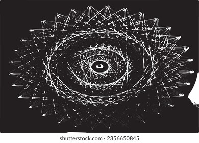 black and white designed texture