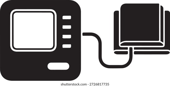 Blanco y negro de un dispositivo conectado a un cable de conexión del ordenador portátil