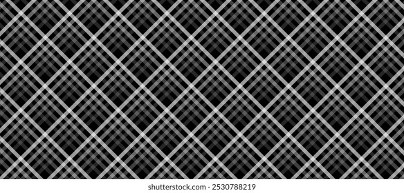 Fondo de cuadros diagonales en blanco y negro