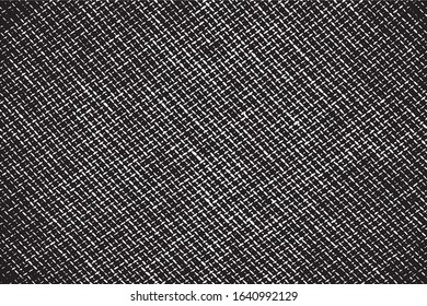 Black and white diagonal plaid sketch.