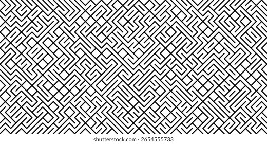 Fondo blanco y negro de la raya diagonal, diseño de línea, patrón inconsútil, Ilustración vectorial