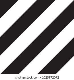 Black and white diagonal stripe pattern, vector background