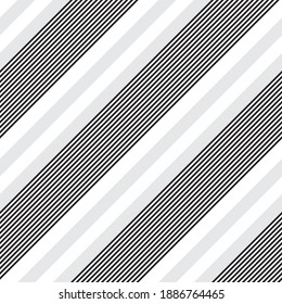 Color negro y blanco diagonal rayado fondo de patrón sin soldadura adecuado para textiles de moda, gráficos