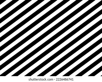 Black and white diagonal stripes abstract background.